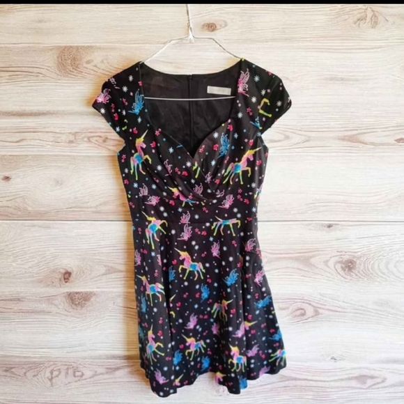 Vintage Dresses & Skirts - 🦄 Retro Whimsical Fairy And Unicorn Dress